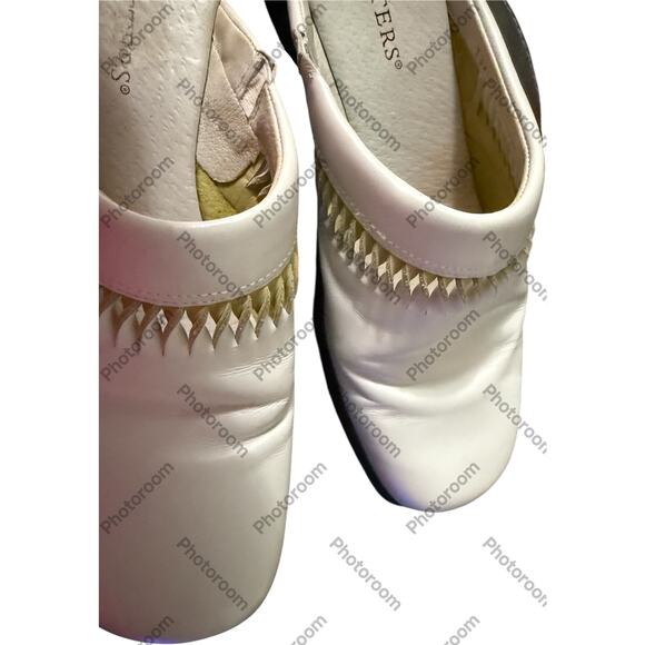 Trotters Twist Women White Slip On Mule Sandals Shoes Size 11 - Picture 6 of 6